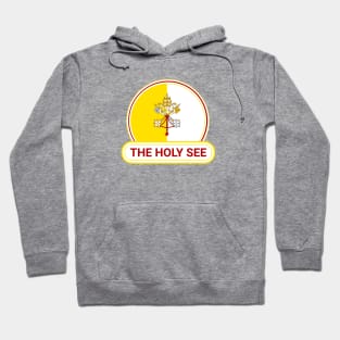 Vatican City - The Holy See Country Badge - The Holy See Flag Hoodie